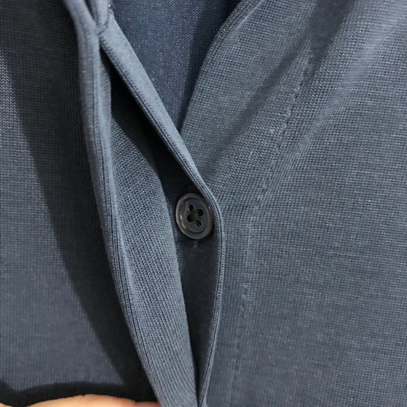 Banana Republic Navy Modal Button Down Shirt - Picture 5 of 7